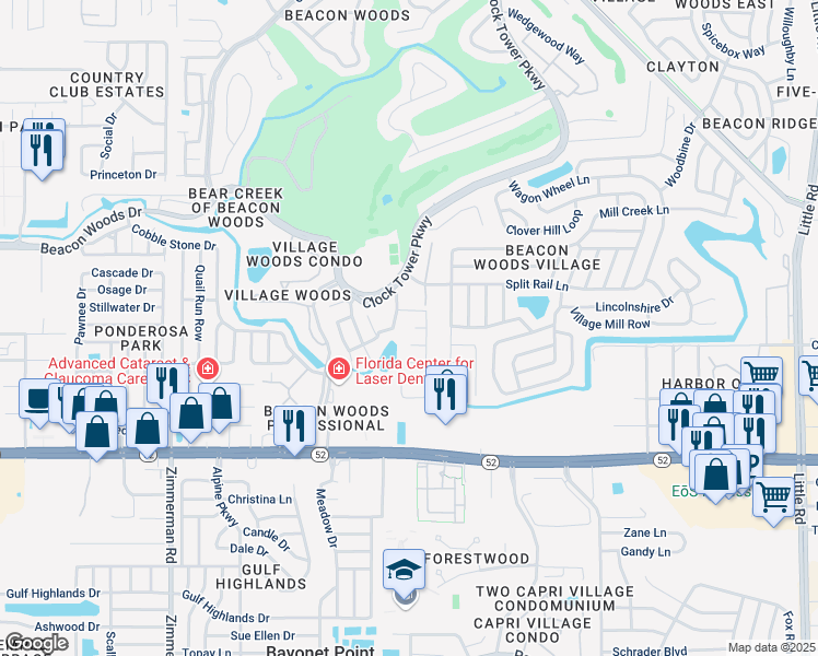 map of restaurants, bars, coffee shops, grocery stores, and more near 8020 Hunters Whip Row in Hudson