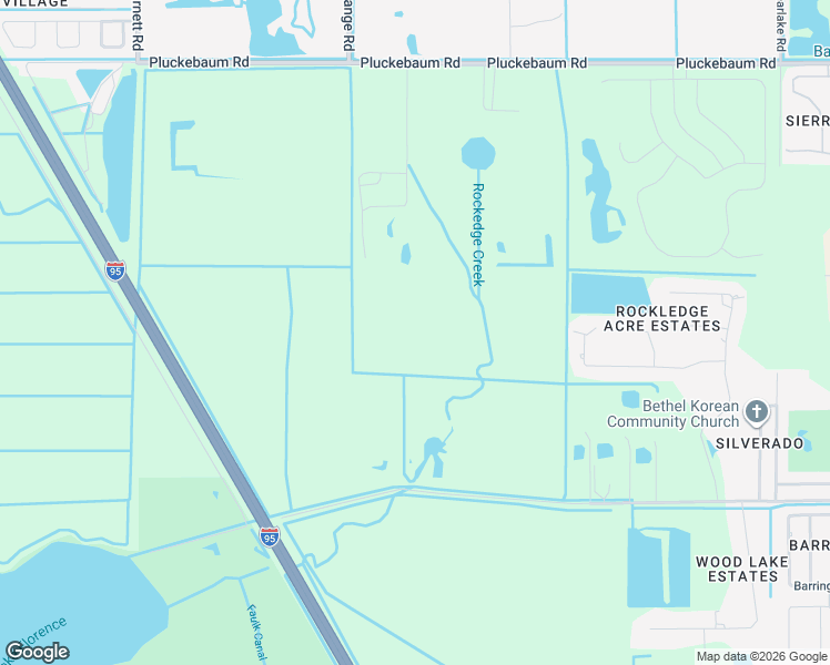 map of restaurants, bars, coffee shops, grocery stores, and more near 2381 Wrangler Lane in Cocoa