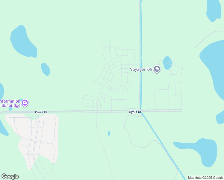 map of restaurants, bars, coffee shops, grocery stores, and more near Sungrove Lane in St. Cloud