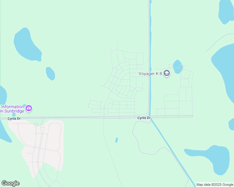 map of restaurants, bars, coffee shops, grocery stores, and more near Sungrove Lane in St. Cloud