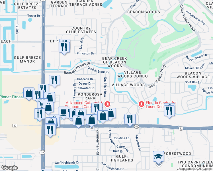 map of restaurants, bars, coffee shops, grocery stores, and more near 12308 Cobble Stone Drive in Hudson