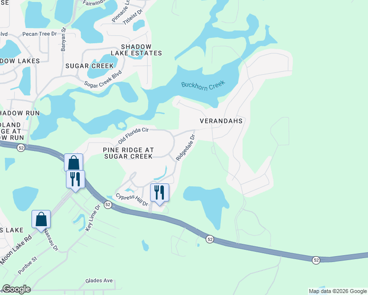 map of restaurants, bars, coffee shops, grocery stores, and more near 12356 Ridgedale Drive in Hudson