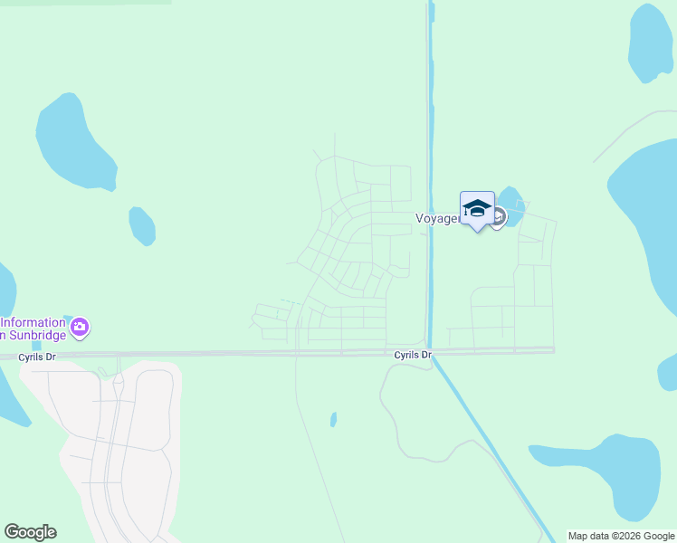 map of restaurants, bars, coffee shops, grocery stores, and more near Sungrove Lane in St. Cloud