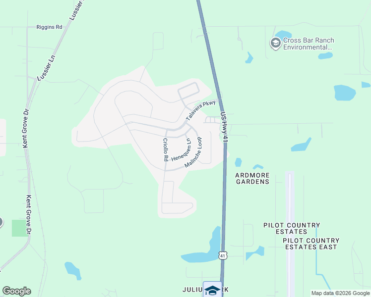 map of restaurants, bars, coffee shops, grocery stores, and more near 18871 Henequen Lane in Spring Hill
