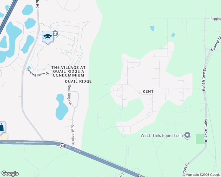 map of restaurants, bars, coffee shops, grocery stores, and more near 17211 Lemon Street in Spring Hill