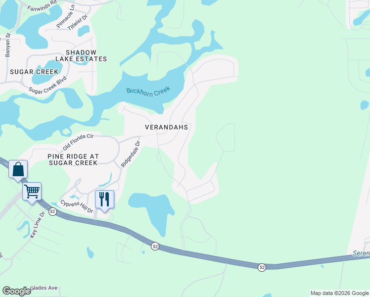 map of restaurants, bars, coffee shops, grocery stores, and more near 12354 South Bridge Terrace in Hudson