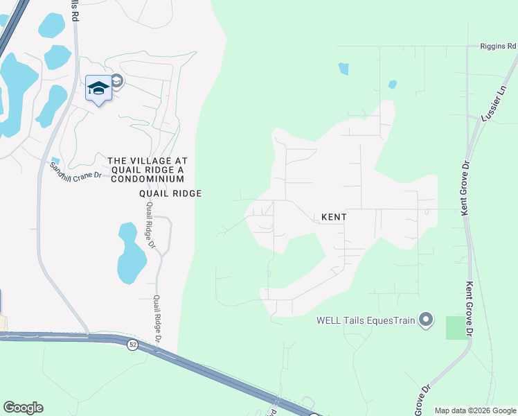 map of restaurants, bars, coffee shops, grocery stores, and more near 17211 Lemon Street in Spring Hill
