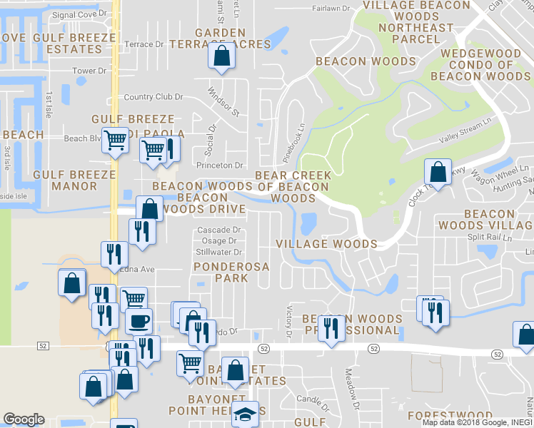 map of restaurants, bars, coffee shops, grocery stores, and more near 12411 Quail Run Row in Hudson