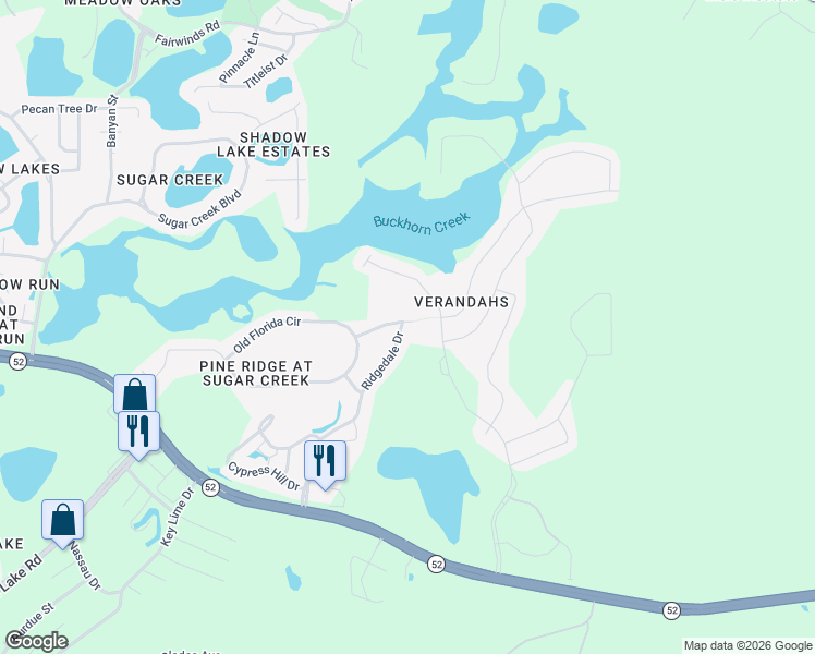 map of restaurants, bars, coffee shops, grocery stores, and more near 12448 Ridgedale Drive in Hudson