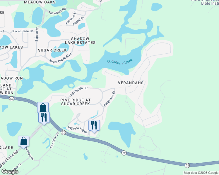 map of restaurants, bars, coffee shops, grocery stores, and more near 13415 Fauna Lane in Hudson