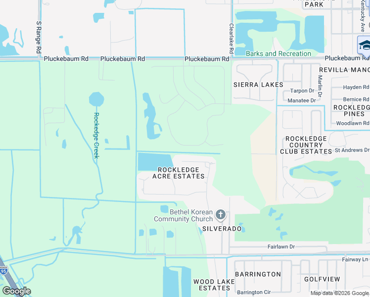 map of restaurants, bars, coffee shops, grocery stores, and more near 896 Belmont Place in Rockledge