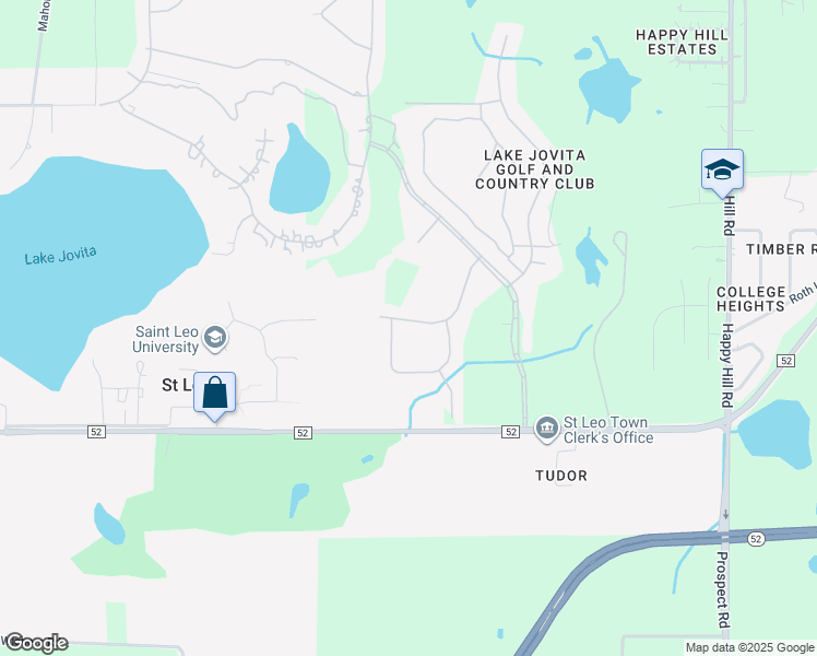 map of restaurants, bars, coffee shops, grocery stores, and more near 12326 Forest Highlands Drive in Dade City