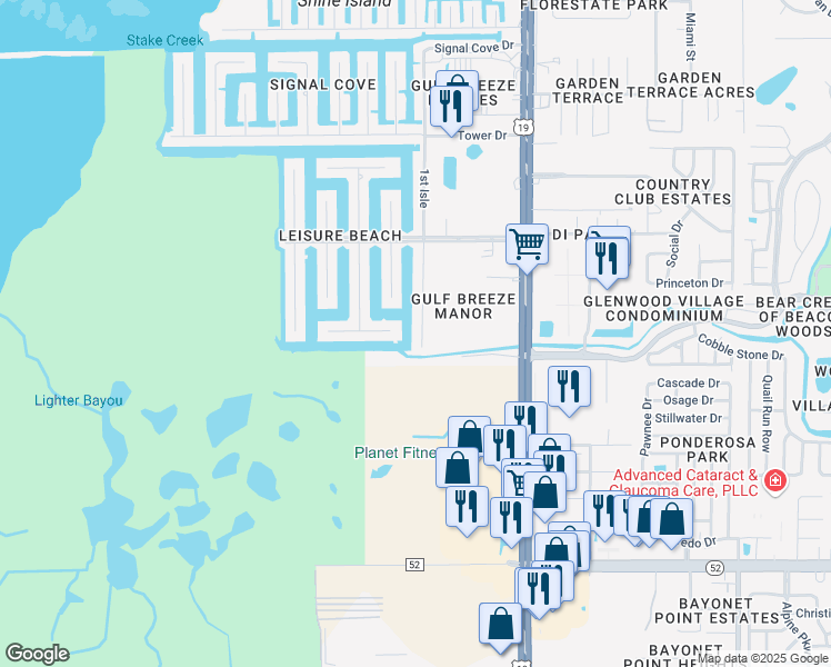 map of restaurants, bars, coffee shops, grocery stores, and more near 6635 Leeside Isle in Hudson