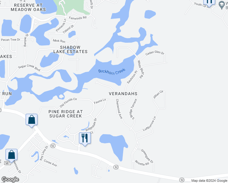 map of restaurants, bars, coffee shops, grocery stores, and more near 12518 Chenwood Avenue in Hudson