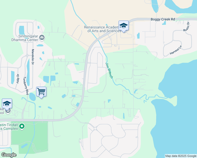 map of restaurants, bars, coffee shops, grocery stores, and more near 4320 Silver Creek Street in Kissimmee