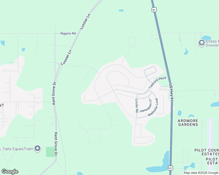 map of restaurants, bars, coffee shops, grocery stores, and more near 12545 Palapa Loop in Spring Hill