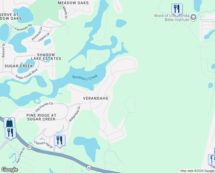 map of restaurants, bars, coffee shops, grocery stores, and more near 12625 White Bluff Road in Hudson