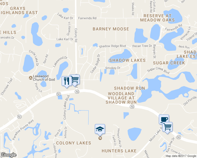 map of restaurants, bars, coffee shops, grocery stores, and more near 12622 Timberwood Court in Hudson