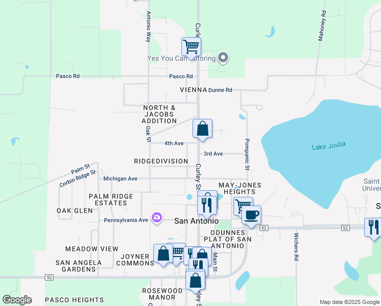 map of restaurants, bars, coffee shops, grocery stores, and more near 12610 Magnolia Street in San Antonio