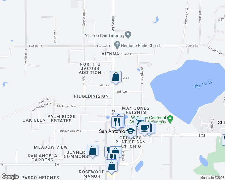 map of restaurants, bars, coffee shops, grocery stores, and more near 12617 Curley Street in San Antonio