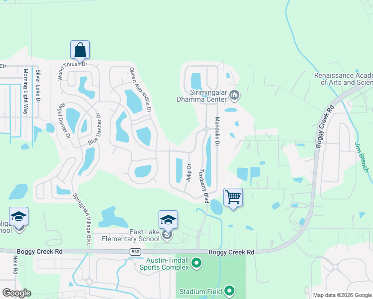 map of restaurants, bars, coffee shops, grocery stores, and more near 4018 Greenleaf Drive in Kissimmee