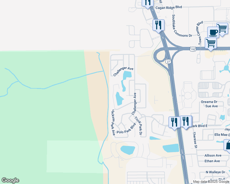 map of restaurants, bars, coffee shops, grocery stores, and more near 274 Jackson Park Avenue in Davenport