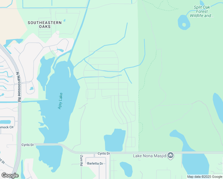 map of restaurants, bars, coffee shops, grocery stores, and more near 3151 Springhead Court in Saint Cloud