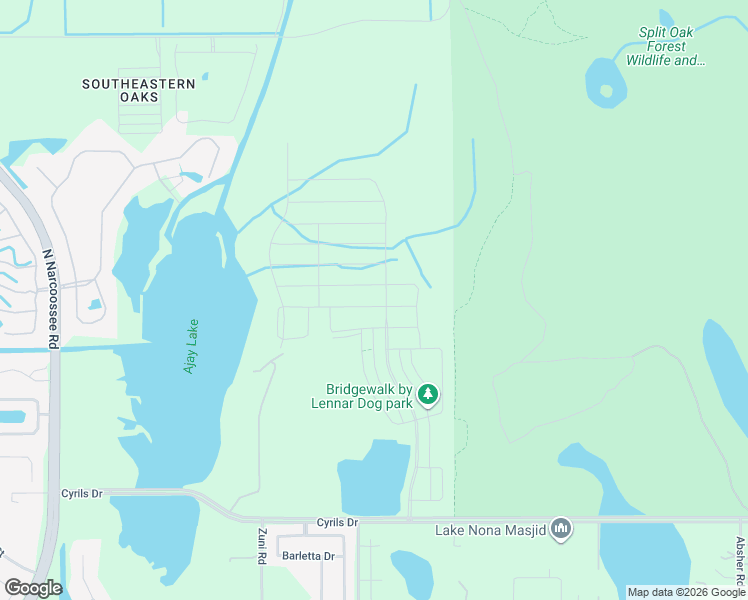 map of restaurants, bars, coffee shops, grocery stores, and more near 3151 Springhead Court in Saint Cloud