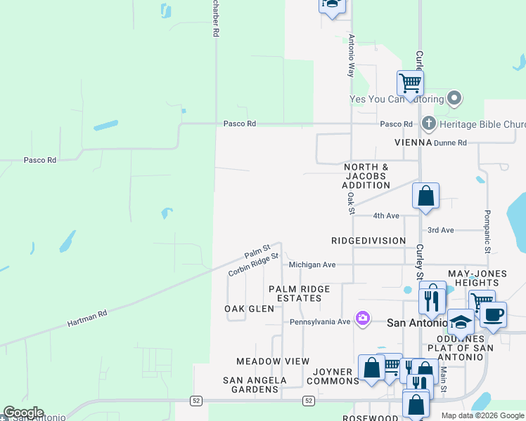 map of restaurants, bars, coffee shops, grocery stores, and more near in San Antonio
