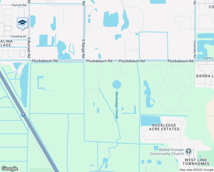 map of restaurants, bars, coffee shops, grocery stores, and more near 1189 Mustang Lane in Cocoa