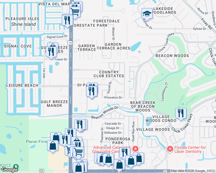 map of restaurants, bars, coffee shops, grocery stores, and more near 12709 Social Drive in Hudson