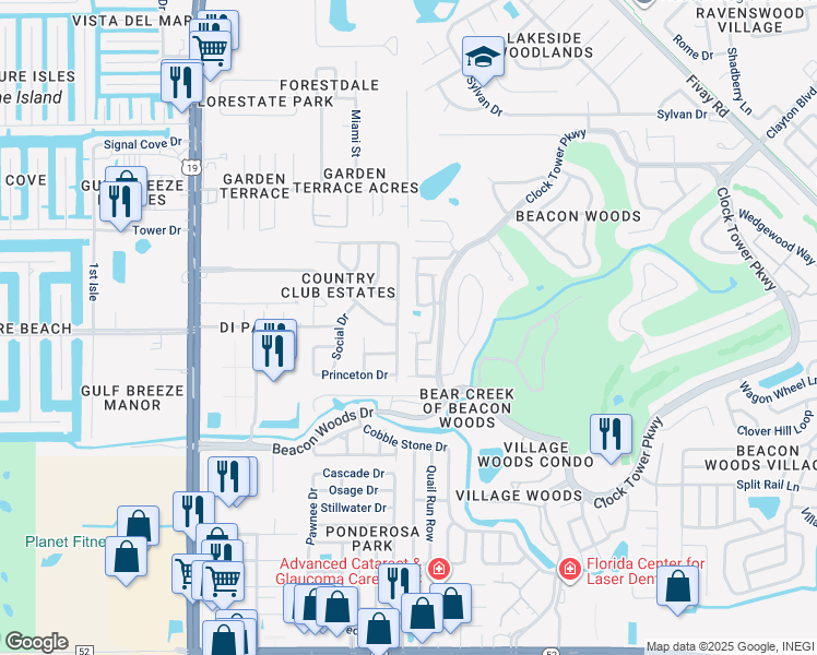 map of restaurants, bars, coffee shops, grocery stores, and more near 7505 Wood Box Row in Hudson