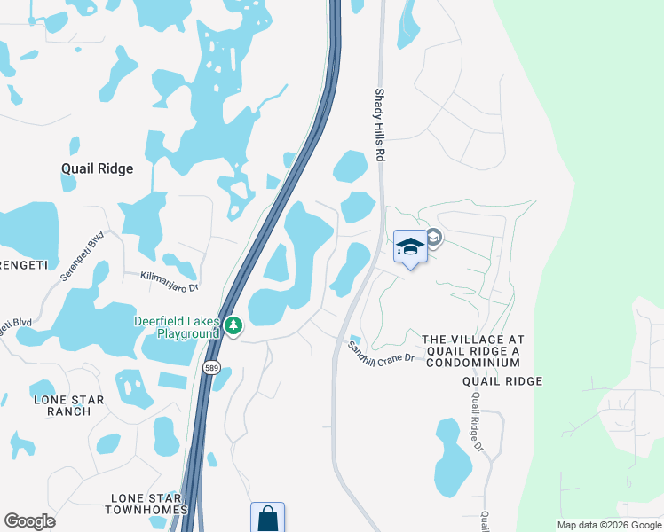 map of restaurants, bars, coffee shops, grocery stores, and more near 12722 Drakefield Drive in Spring Hill