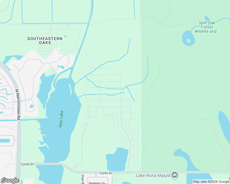 map of restaurants, bars, coffee shops, grocery stores, and more near 3151 Springhead Court in St. Cloud