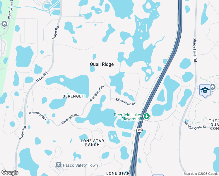 map of restaurants, bars, coffee shops, grocery stores, and more near 12714 Ivory Tusk Lane in Shady Hills