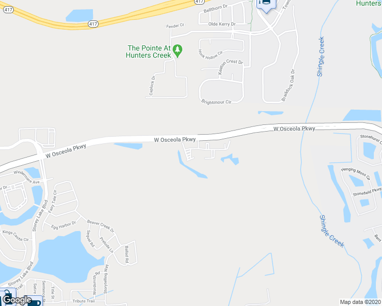 map of restaurants, bars, coffee shops, grocery stores, and more near 3171 Forest Bend Road in Kissimmee