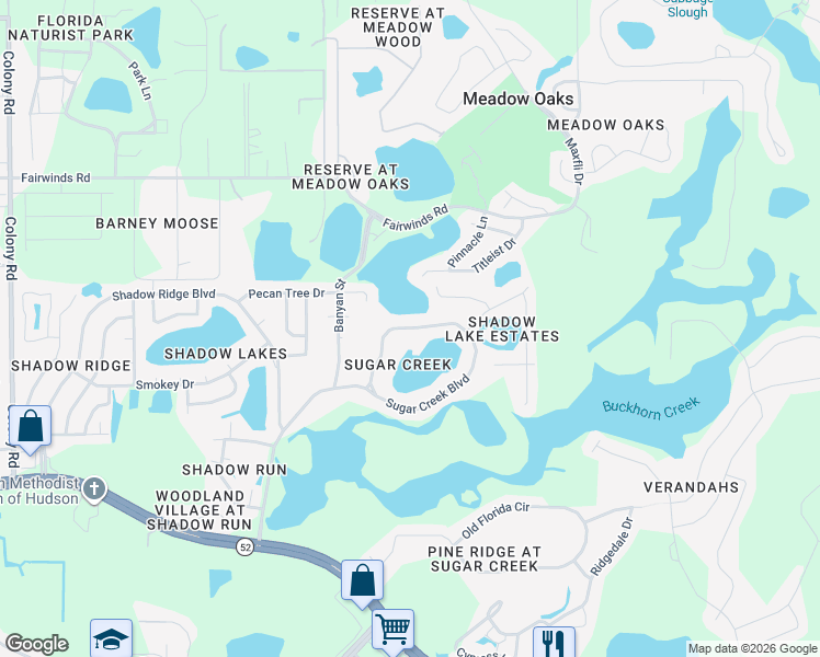 map of restaurants, bars, coffee shops, grocery stores, and more near 12820 Honeybrook Drive in Hudson