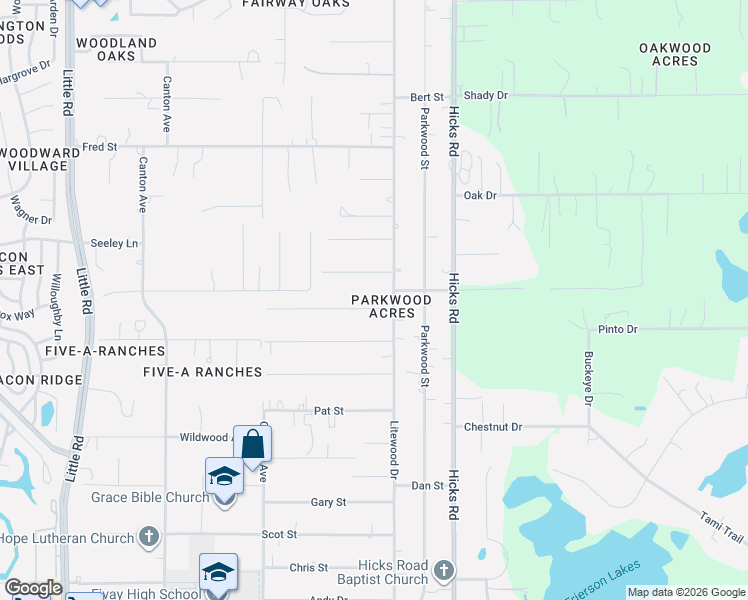 map of restaurants, bars, coffee shops, grocery stores, and more near 9739 Clyde Street in Hudson