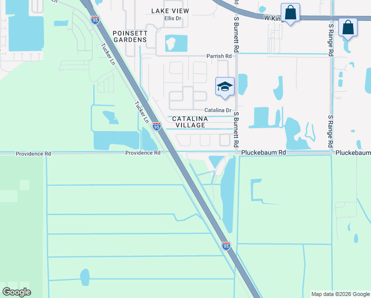 map of restaurants, bars, coffee shops, grocery stores, and more near 3851 Smart Street in Cocoa