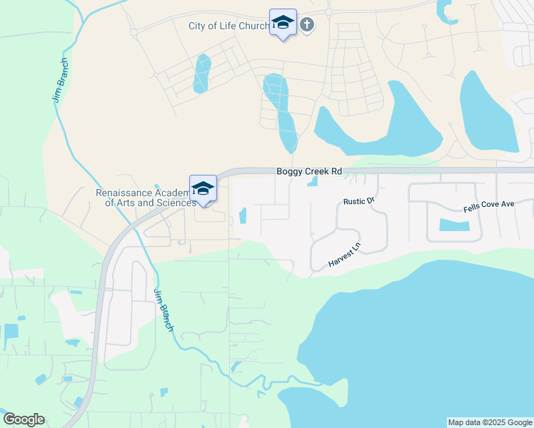 map of restaurants, bars, coffee shops, grocery stores, and more near 3239 Grouse Avenue in Kissimmee