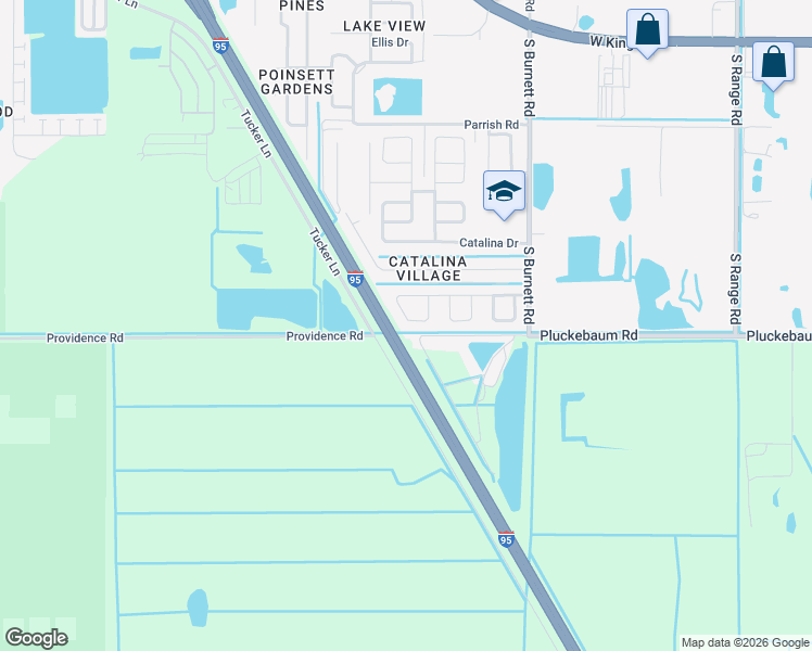 map of restaurants, bars, coffee shops, grocery stores, and more near 3851 Smart Street in Cocoa