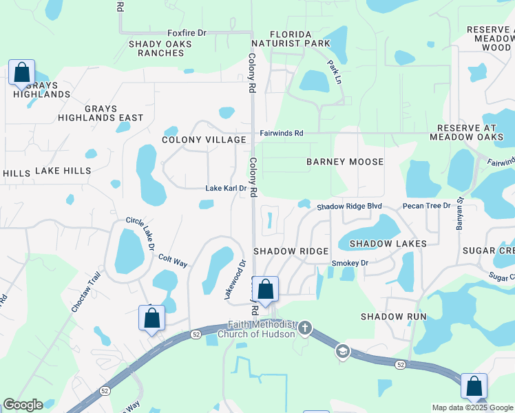 map of restaurants, bars, coffee shops, grocery stores, and more near 12900 Kellywood Circle in Hudson
