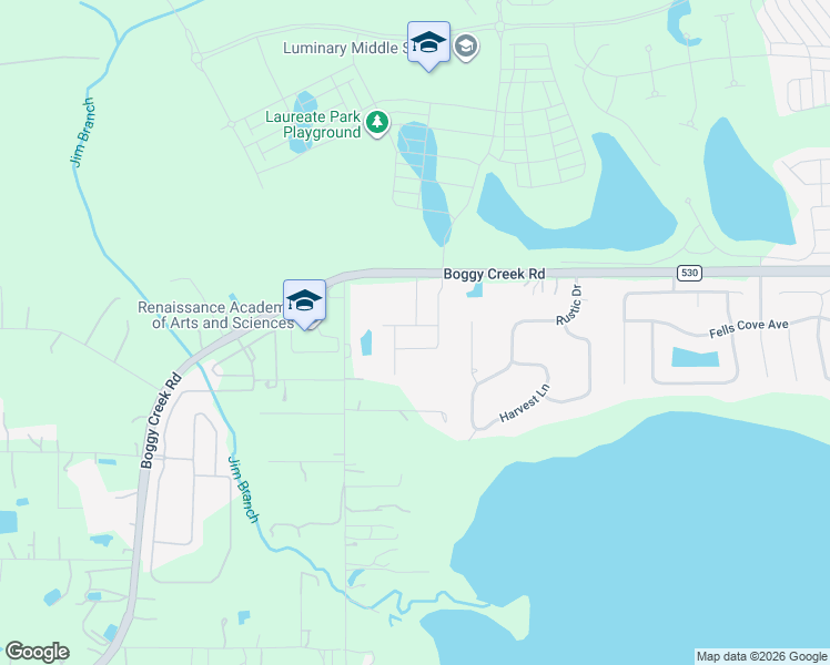 map of restaurants, bars, coffee shops, grocery stores, and more near 4570 Gadwall Drive in Kissimmee
