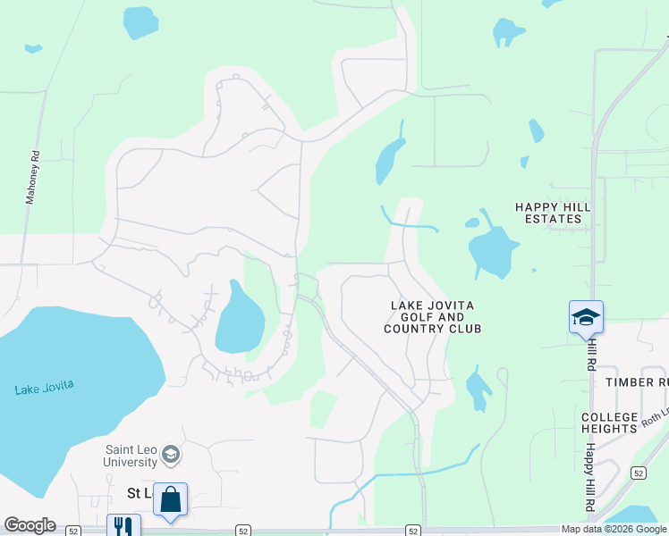 map of restaurants, bars, coffee shops, grocery stores, and more near 34234 Perfect Dr in Dade City
