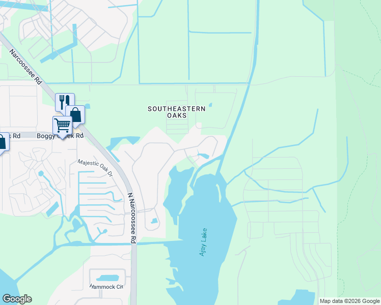 map of restaurants, bars, coffee shops, grocery stores, and more near 3187 Misty Morn Ct in St Cloud