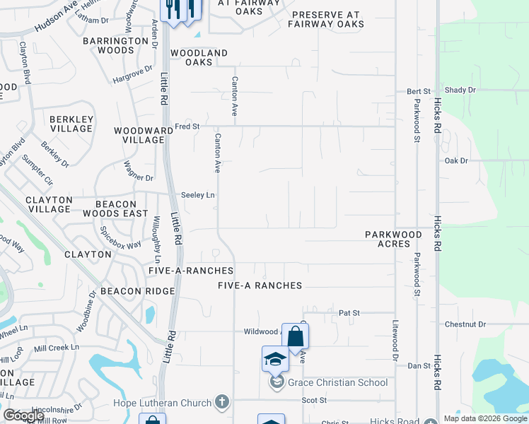map of restaurants, bars, coffee shops, grocery stores, and more near 9333 Grouse Way in Hudson
