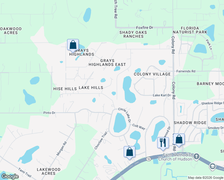 map of restaurants, bars, coffee shops, grocery stores, and more near 11413 Tenoaks Drive in Hudson