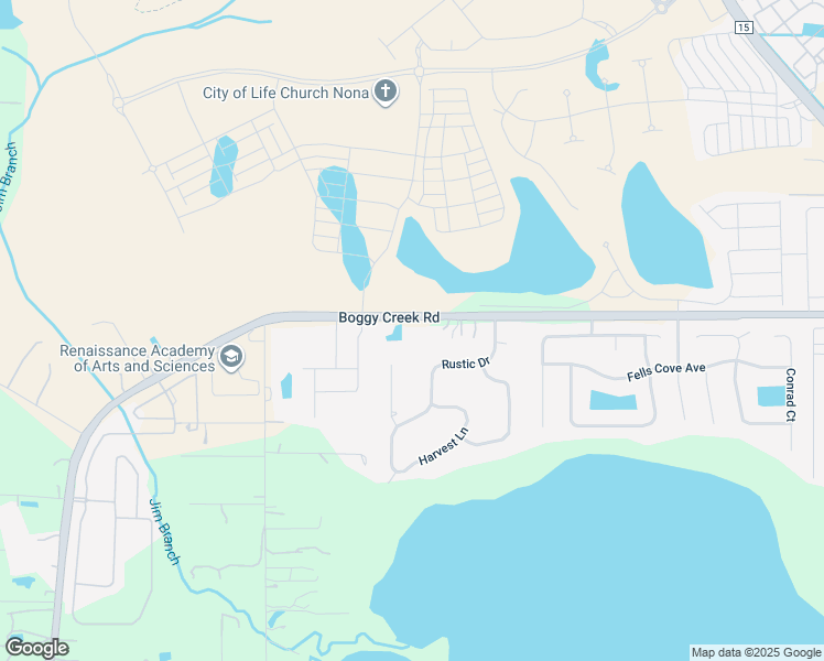 map of restaurants, bars, coffee shops, grocery stores, and more near 4620 Boggy Creek Road in Kissimmee