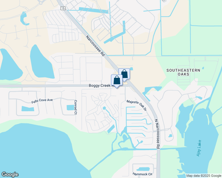map of restaurants, bars, coffee shops, grocery stores, and more near 5095 Kellchris Lane in St. Cloud