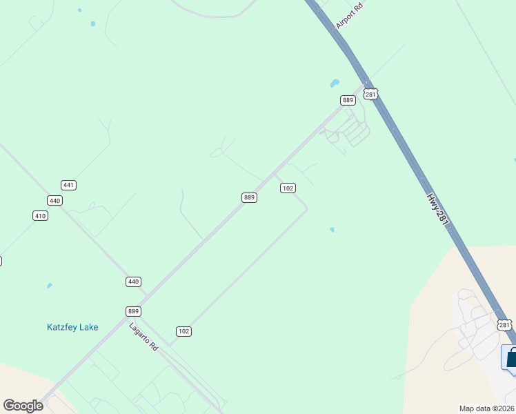 map of restaurants, bars, coffee shops, grocery stores, and more near 1256 Farm to Market Road 889 in George West
